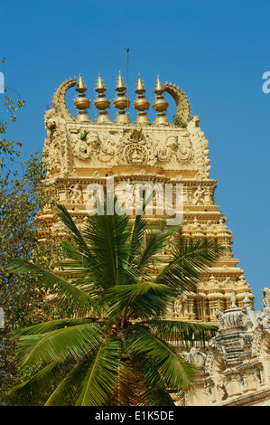 L'Inde, Karnataka, Mysore, Maharaja palace, temple Varahaswami Banque D'Images