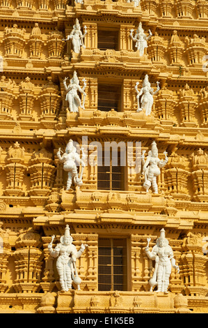 L'Inde, Karnataka, Mysore, Chamundi hill, Sri Chamundeswari temple Banque D'Images