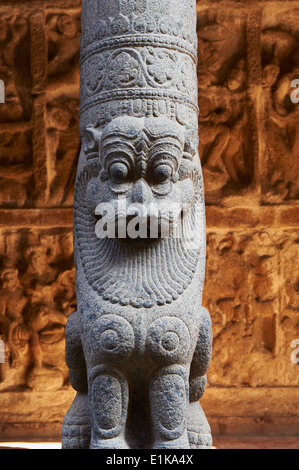 L'Inde, le Tamil Nadu, Kanchipuram, Vaikunta Perumal temple Banque D'Images
