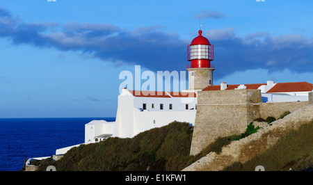 Phare de Cabo Sao Vicente, Sagres, Portugal Banque D'Images