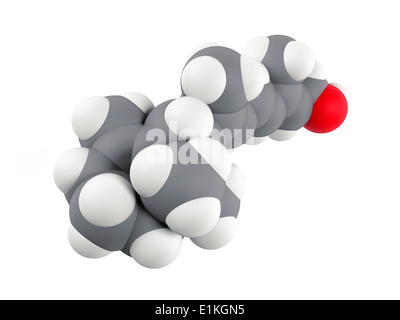 La vitamine D'UNE molécule modèle d'ordinateur montrant la structure d'une molécule de la vitamine A sous forme de rétinol le rétinol est une des trois Banque D'Images