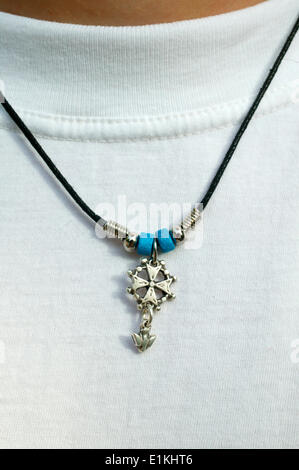 Croix huguenote protestante Banque D'Images