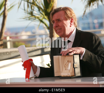 Timothy Spall - gagnant du meilleur rendement par un acteur à la Palme d'Or à l'appel de photo gagnants 67e Festival de Cannes Banque D'Images