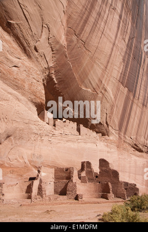 USA, Arizona, Canyon de Chelly National Monument, Ruines de la Maison Blanche Banque D'Images