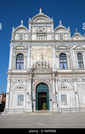 Venise - Scuola Grande di San Marco. Banque D'Images