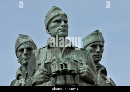 Hommage au Commando Spean Bridge près de Fort William. Banque D'Images