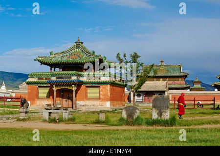 La Mongolie, l'Övörkhangaï, Kharkhorin, Monastère de Erdene Zuu, vallée de l'Orkhon, Unesco world heritage Banque D'Images