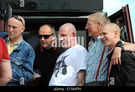 Brighton Sussex Royaume-Uni- des centaines de skinheads de tout le pays profitent du week-end annuel Great skinhead Reunion Banque D'Images