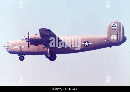 Le Consolidated B-24A, également connu sous le nom de LB-30, était un bombardier lourd à longue portée utilisé pendant la seconde Guerre mondiale. Le B-24A a joué un rôle important dans la campagne de bombardement alliée. Banque D'Images