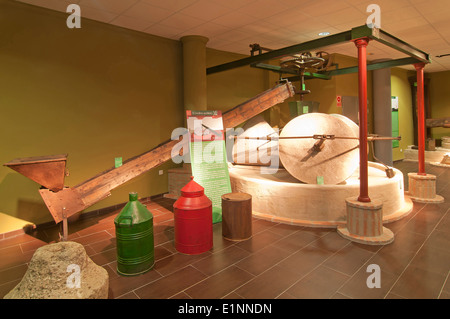 Centre thématique de la campagne andalouse - Moulin à olives, la route touristique des bandits, Alameda, province de Malaga, Andalousie, Espagne, Europe Banque D'Images