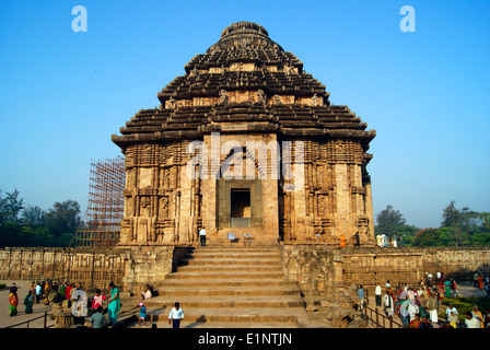 Temple du Soleil de Konark Odisha Orissa en Inde Banque D'Images