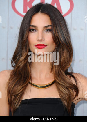 7 juin 2014 - Los Angeles, Californie, États-Unis - Lily Aldridge participant à la 2014 Spike TV's ''Guys Choice Awards'' qui a eu lieu au Sony Pictures Studios de Culver City, Californie, le 7 juin 2014. Crédit Image : 2014(© D. Long/Globe Photos/ZUMAPRESS.com) Banque D'Images