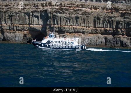 Ferry à fond de verre Banque D'Images