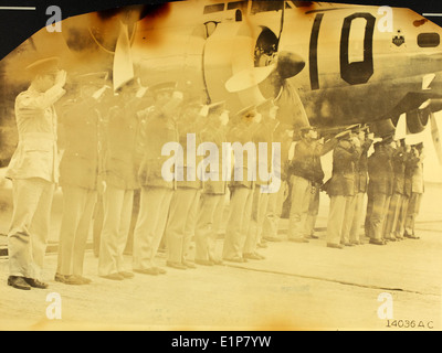 Bon vol d'Amérique du Sud, Boeing B-17s Gen Frank Andrews Banque D'Images