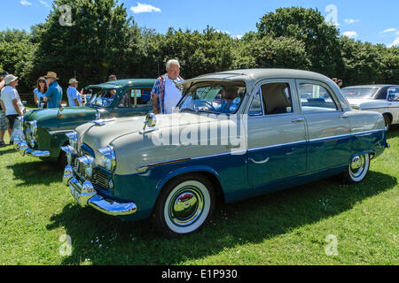 Ford Zephyr Zodiac sur l'affichage à Bromley Pageant of Motoring classique annuelle car show. Banque D'Images