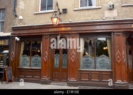 La pompe de Broad Street. Site du Dr John Snow, découverte de la source du choléra Banque D'Images