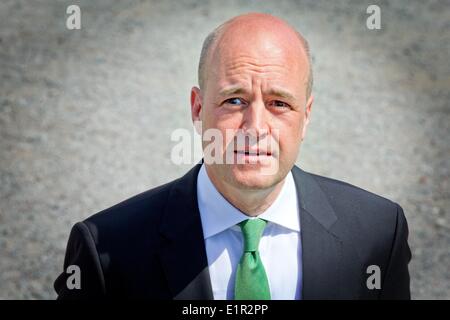 Stockholm, Suède. Le 08 juin, 2014. Le Premier ministre suédois Fredrik Reinfeldt assiste à l'inauguration de la princesse suédoise Leonore à Drottningholm Palace en dehors de Stockholm, Suède, 08 juin 2014. Dpa : Crédit photo alliance/Alamy Live News Banque D'Images