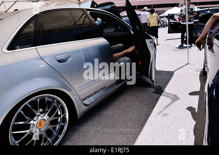 Au cours d'un tuning show à Thessalonique, Grèce 2014 Banque D'Images