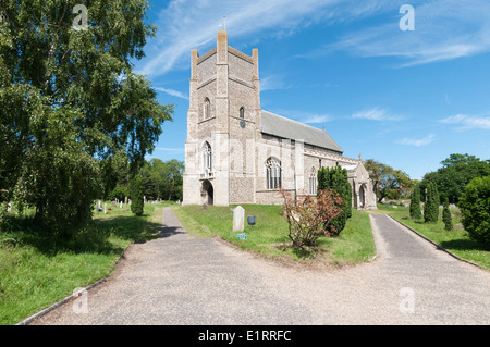 L'Angleterre, Orford : église paroissiale de St Barthélemy Banque D'Images