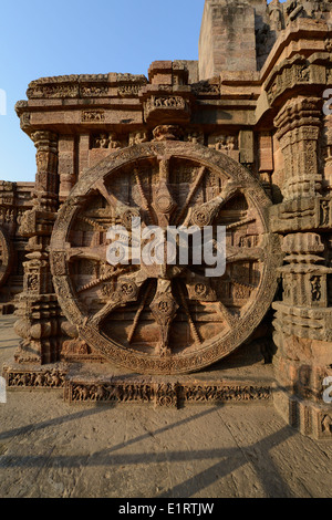 Temple du Soleil de Konark Banque D'Images