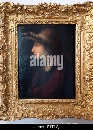 Turin, Italie. Le 08 juin, 2014. Italie Piémont la Reggia Venaria Reale - le coffret dans l'appartement du Palais de la princesse Ludovica - Matilde di Canossa Crédit : Realy Easy Star/Alamy Live News Banque D'Images