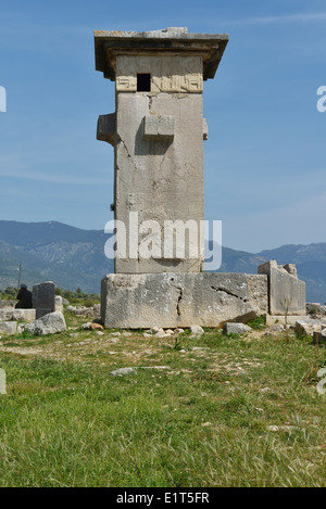 Copie de la harpie sarcophage, Xanthos, Turquie 140422 60903  Banque D'Images