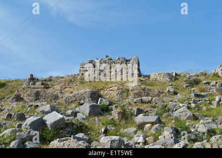 Reste de la Néréide monument, Xanthos, Turquie 140422 60968  Banque D'Images