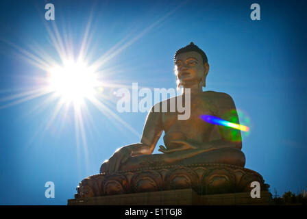 Le Dordenma 169 ft le plus grand Bouddha Bouddha au Bhoutan. Situé à Thimphu, Bhoutan Banque D'Images