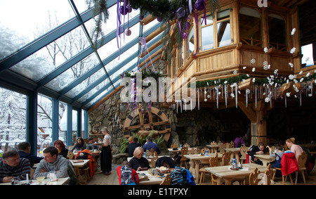 L'Europe, Pologne, province de Malopolska, Zakopane, ville Sabala hôtel-restaurant, Banque D'Images