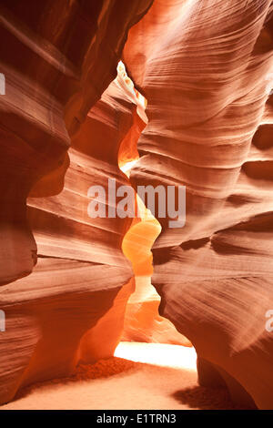 Arizona, Page, Slot Canyons, Upper Antelope Canyon, États-Unis Banque D'Images