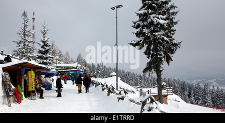 L'Europe, Pologne, province de Malopolska, Zakopane, ville Banque D'Images