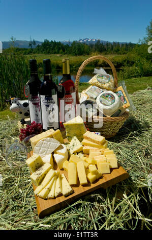 Morningstar Farms est connue pour ses fromages et Mooberry Winery. Qualicum Beach, île de Vancouver, Colombie-Britannique, Canada Banque D'Images