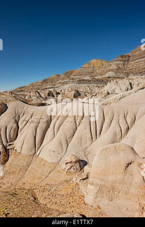 Cheminées, 16 km à l'est de Drumheller sur le Hoodoo Trail (route 10), Alberta, Canada Banque D'Images