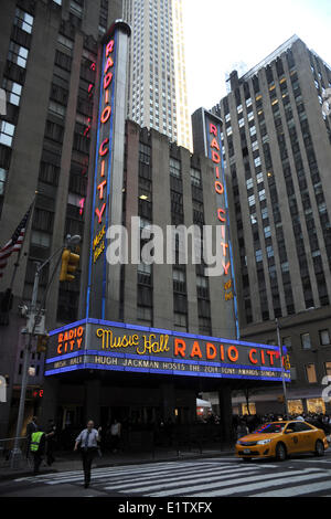 New York, USA. 8 juin, 2014. 68e Escadre théâtre américain Tony Awards annuels au Radio City Music Hall le 8 juin 2014 à New York. © AFP PHOTO alliance/Alamy Live News Banque D'Images