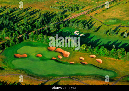 Vue aérienne de Dundarave Golf Course, Cardigan, Prince Edward Island, Canada Banque D'Images