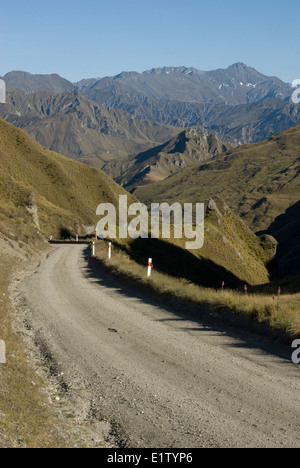 Skippers Road, près de Queenstown, Otago, île du Sud, Nouvelle-Zélande Banque D'Images