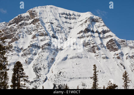 Mt Patterson Coulior, Banff National Park, AB Banque D'Images