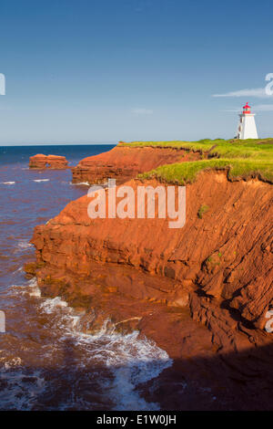 Le phare de Cape Egmont, Prince Edward Island, Canada Banque D'Images