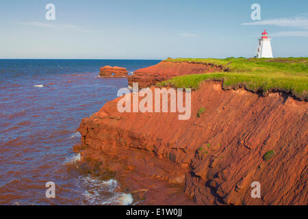 Le phare de Cape Egmont, Prince Edward Island, Canada Banque D'Images