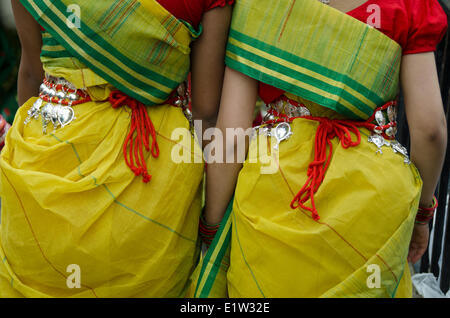 Festival culturel, Boishakhi Mela, pour communauté sud-asiatique, l'Est de Londres, Angleterre Banque D'Images