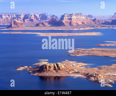 Lake Powell, au nord de l'Utah, la page Banque D'Images