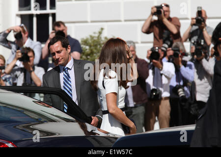 Londres, Royaume-Uni, 10 juin 2014. Catherine, duchesse de Cambridge pour visiter le National Maritime Museum de Londres, Banque D'Images