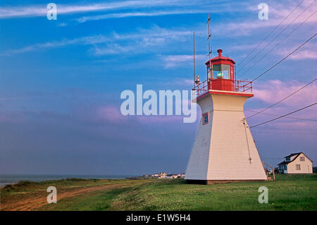 Phare, Cap Lumière, Nouveau Brunswick, Canada Banque D'Images