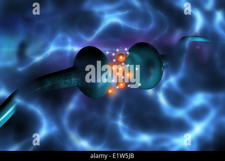 Rendu 3d illustration d'un récepteur actif Banque D'Images