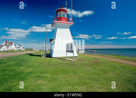 Tête de Richibucto phare, Cap Lumière, Nouveau Brunswick, Canada Banque D'Images