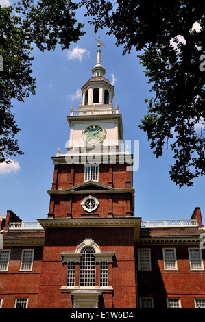 Philadelphie, Pennsylvanie : 1732-1753 Indepedence Hall, l'État de Pennsylvanie Banque D'Images