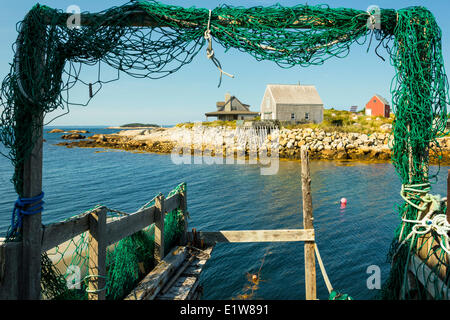 Marée basse, moyenne Point Cove, Nova Scotia, Canada Banque D'Images