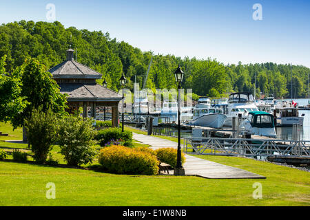 Parc au bord de l'eau, rivière Montague, Montague, Ile du Prince-Édouard, Canada Banque D'Images