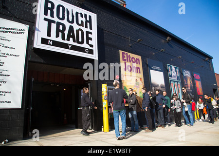 Record Store Day 2014, Rough Trade, Brooklyn NYC Banque D'Images