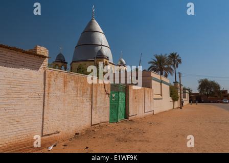 Tombe d'al-Mahdi, Omdurman, au Soudan Banque D'Images